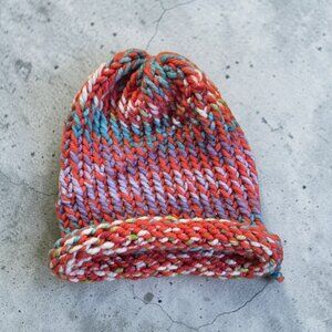 Handmade Multicolor Knitted Hat